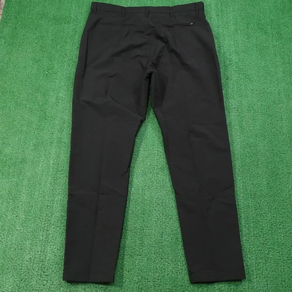 New!‎ Banana Republic Tech Pants Mens 38x32 Black Lightweight Polyester